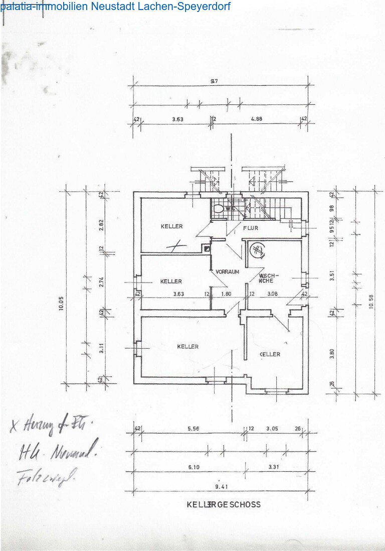 Grundriss keller  1